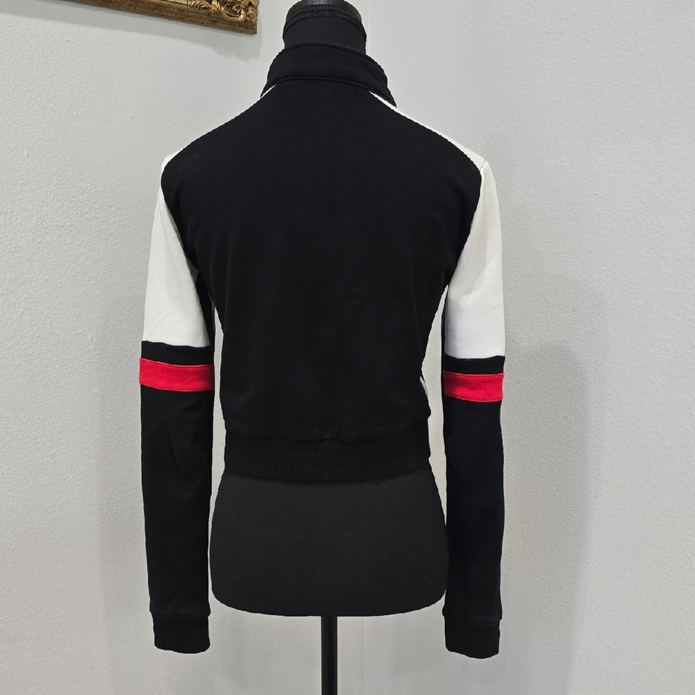 MDV Maniere De Voir MDV Cropped Zip Track Jacket  US 6 (UK 10) - Picture 6 of 14